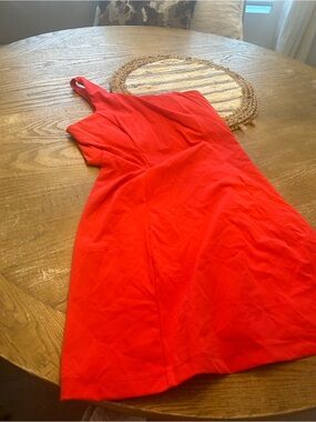 Outdoor voices Red One-Shoulder tennis Dress